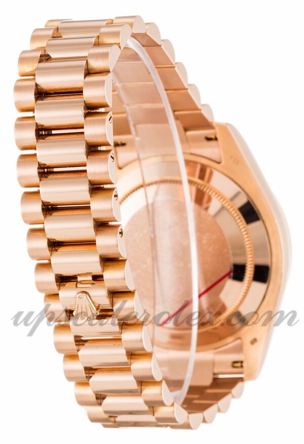 Rolex masculino day-date II 218235 41 mm mostrador de chocolate com movimento automático - Image 2