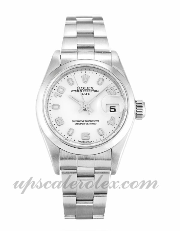 Senhoras Rolex Datejust Lady 79160 caixa 26mm Movimento automático dial branco