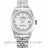 Senhoras Rolex Datejust Lady 79174 caixa 25mm Movimento automático dial branco