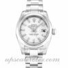 Senhoras Rolex Datejust Lady 179160 caixa 26mm Movimento automático dial branco