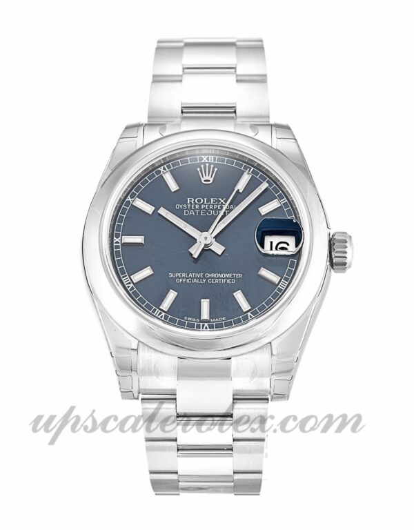 Senhoras Rolex Datejust movimento automático Lady 178240 31 mm caso mostrador azul