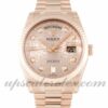 Masculino Rolex Day-Date 118 235 F 36 MM Caixa Movimento Automático Rose Gold Diamond (Jubileu) Dial