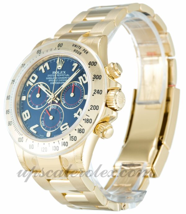 Caixa masculina Rolex Daytona 116528 40 mm Movimento automático Mostrador azul - Image 6