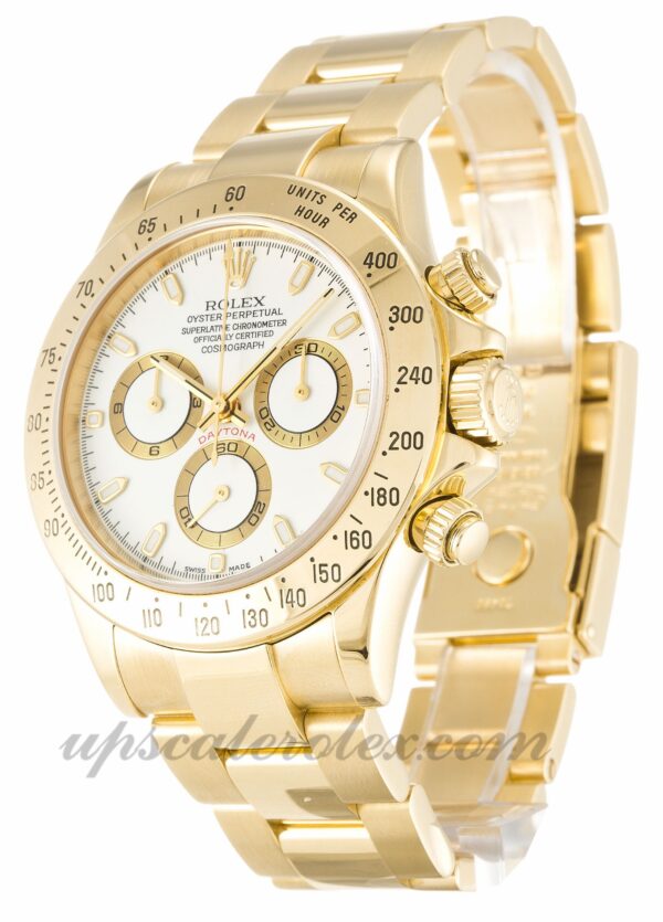 Rolex Daytona Mens 116528 40 MM caixa em ouro amarelo movimento automático - Image 2