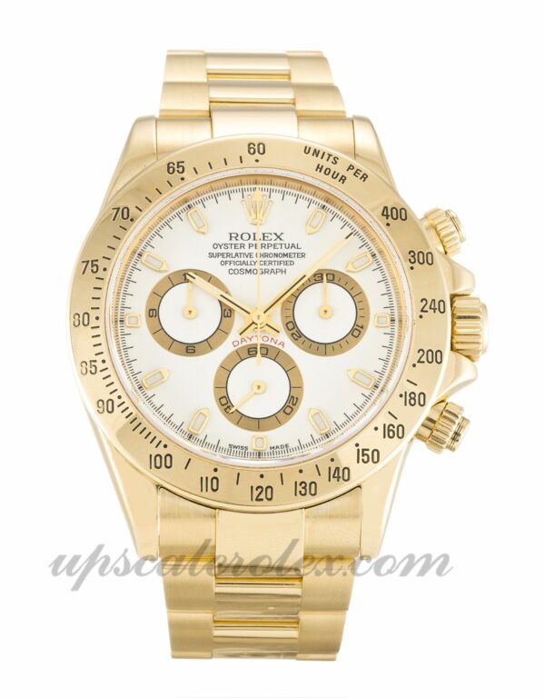 Rolex Daytona Mens 116528 40 MM caixa em ouro amarelo movimento automático