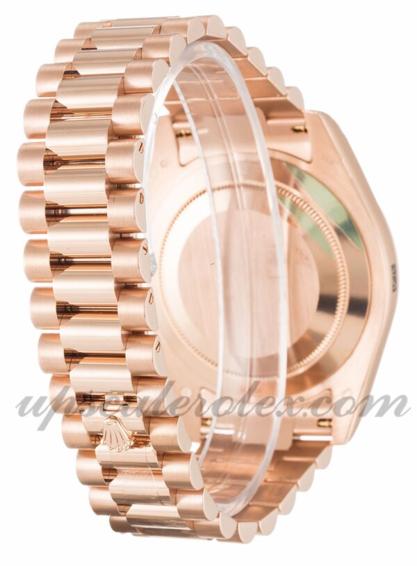 Masculino Rolex Day-Date II 218235 caixa 41 mm Movimento automático dial rosa - Image 3