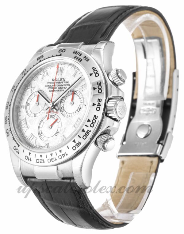 Caixa masculina Rolex Daytona 116519 40 mm mostrador de meteorito com movimento automático - Image 2