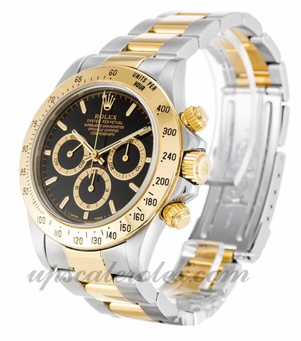 Homens Rolex Daytona 16523 caixa 40 mm Movimento automático mostrador preto - Image 2