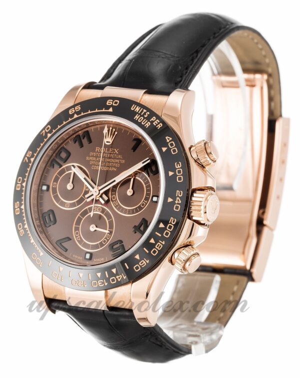 Estojo masculino Rolex Daytona 116515 LN 40 MM Movimento automático mostrador chocolate - Image 2