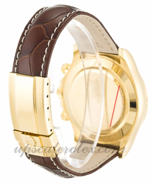 Masculino Rolex Daytona 116518 caixa 40 mm Movimento automático mostrador dourado - Image 3
