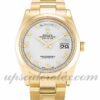 Masculino Rolex Day-Date 118208 caixa 36 mm Movimento automático Mostrador branco