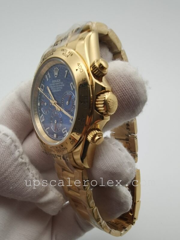 Caixa masculina Rolex Daytona 116528 40 mm Movimento automático Mostrador azul - Image 5