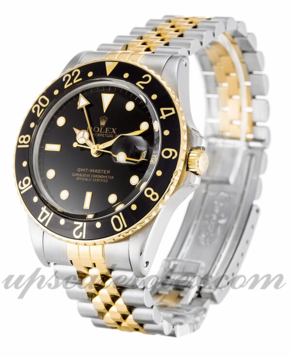 Homens Rolex GMT Master 16753 38 MM Caixa Movimento Automático Mostrador Preto - Image 3