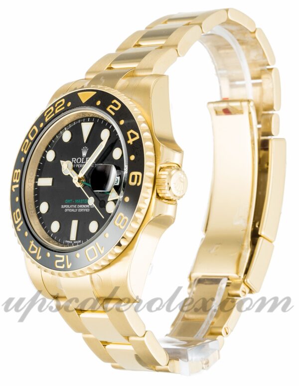 Masculino Rolex GMT Master II 116718 LN 40 MM estojo movimento automático mostrador preto - Image 3
