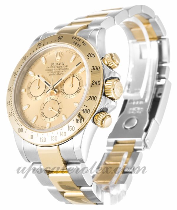 Caixa masculina Rolex Daytona 116523 40 mm Movimento automático Botão Champagne - Image 2