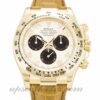 Masculino Rolex Daytona 116518 caixa 40 mm Movimento automático Mostrador branco