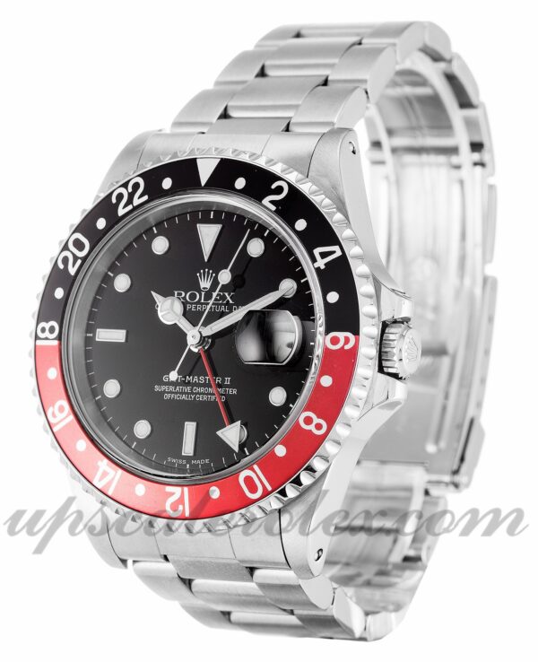 Homens Rolex GMT Master II 16710 caixa 40 mm Movimento automático Mostrador preto - Image 3