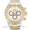 Man Rolex Daytona 16523 caixa 40 mm Movimento automático Mostrador branco