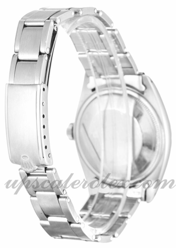Caixa Rolex Oyster Perpetual Date 1500 36 MM masculino com movimento automático e mostrador prateado - Image 3