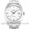 Caixa Rolex Oyster Perpetual Date 1500 36 MM masculino com movimento automático e mostrador prateado