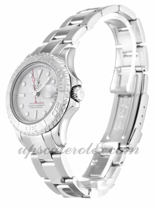 Senhoras Rolex Yacht-Master 169622 caixa 29 mm Movimento automático mostrador prateado - Image 3