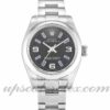 Senhoras Rolex Lady Oyster Perpetual 176200 Movimento Automático 26mm Case Black Quarter Dial