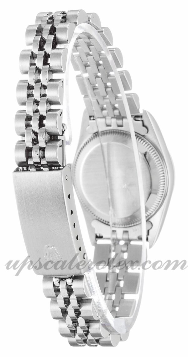 Senhoras Rolex Lady Oyster Perpetual 67194 caixa 24mm Movimento automático mostrador prateado - Image 3
