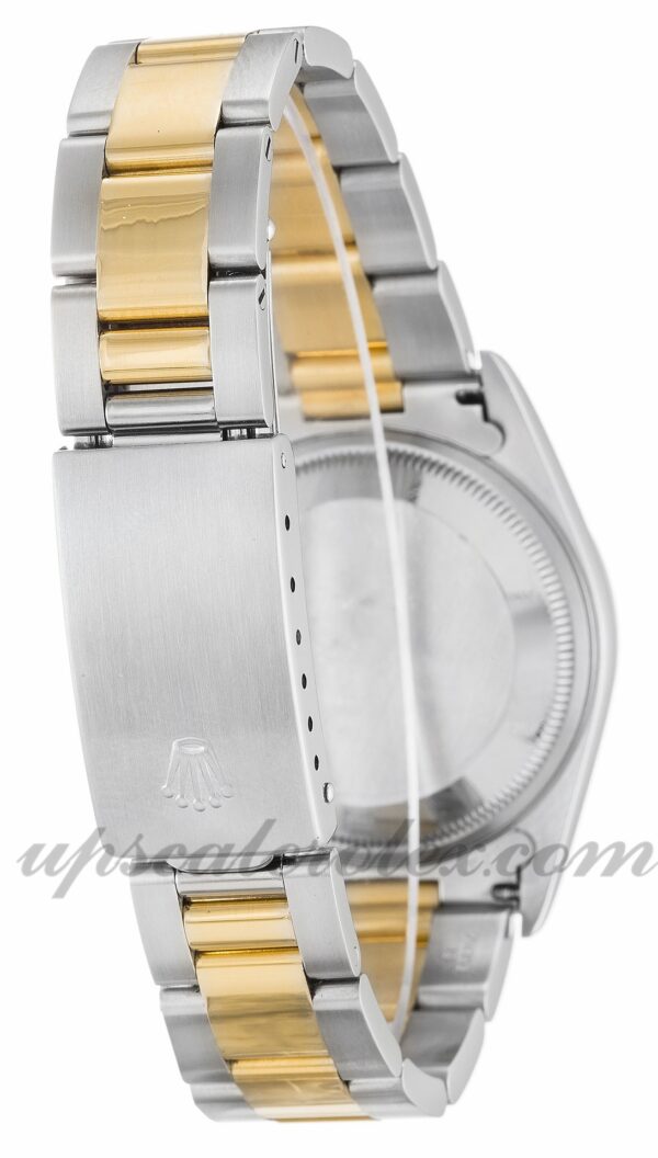 Caixa Unissex Rolex Oyster Perpetual Date 15223 34mm Movimento automático Botão Champagne - Image 3
