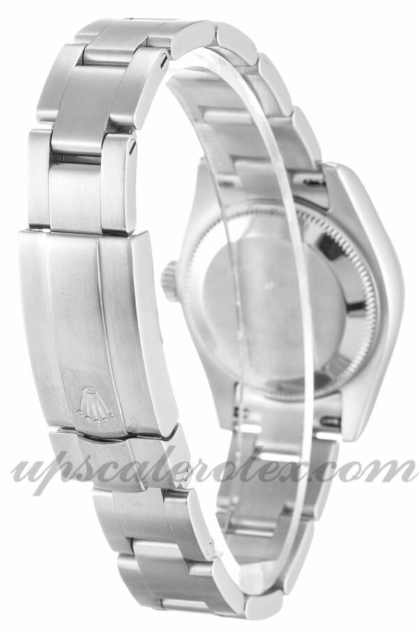 Senhoras Rolex Lady Oyster Perpetual 176210 caixa 26mm Movimento automático Quarter prata dial - Image 3