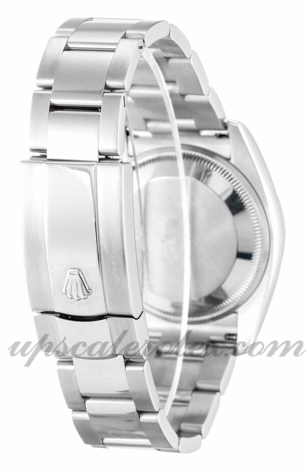 Caixa Unissex Rolex Oyster Perpetual Date 115210 34mm Movimento automático Mostrador branco - Image 3
