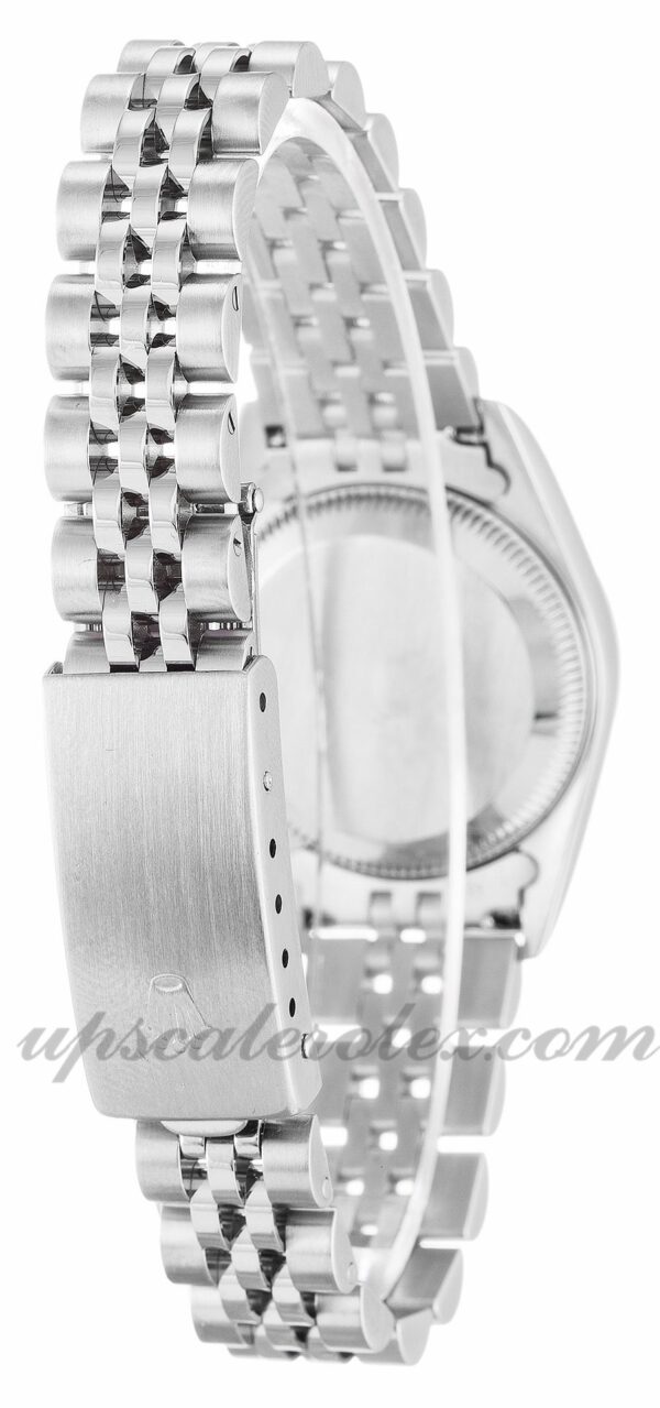 Senhoras Rolex Lady Oyster Perpetual 76094 caixa 26 mm Movimento automático mostrador prateado - Image 3
