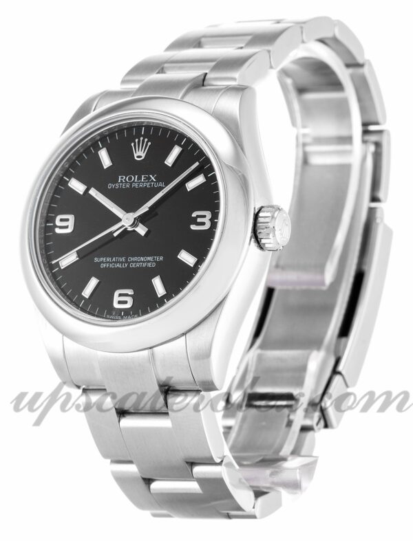 Rolex Lady Oyster Perpetual 177200 Movimento Automático com Mostrador Black Quarter - Image 2