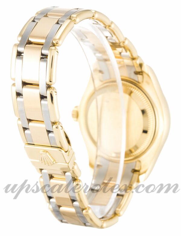 Senhoras Rolex Pearlmaster 80298 caixa 29mm Movimento automático Champagne Diamond Dial - Image 3