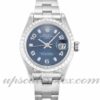 Senhoras Rolex Lady Oyster Perpetual 79240 26mm caso movimento automático Blue Quarter Dial