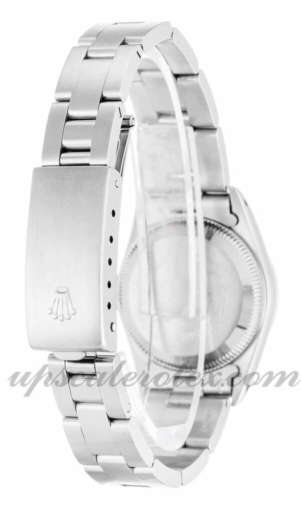 Senhoras Rolex Lady Oyster Perpetual 67180 caixa 26mm Movimento automático mostrador prateado - Image 3