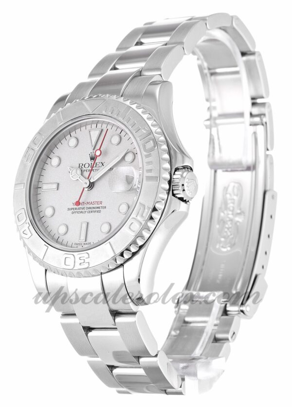 Caixa Unissex Rolex Yacht-Master 168622 35mm Movimento automático dial de platina - Image 3