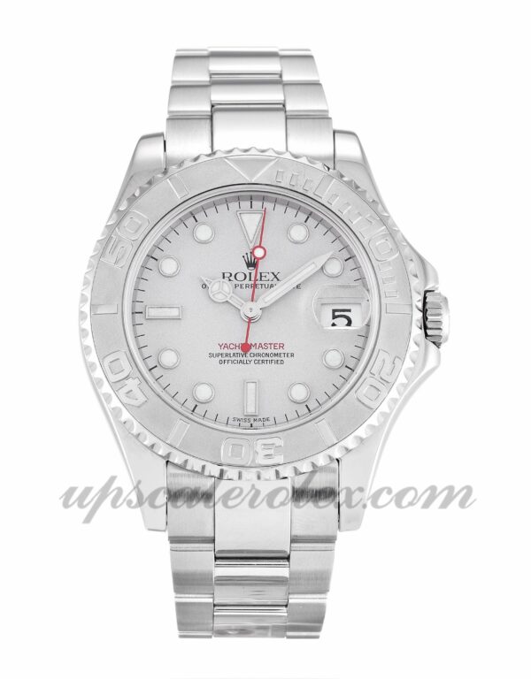 Caixa Unissex Rolex Yacht-Master 168622 35mm Movimento automático dial de platina