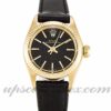 Senhora Rolex Lady Oyster Perpetual 6718 caixa 26 mm Movimento automático mostrador preto