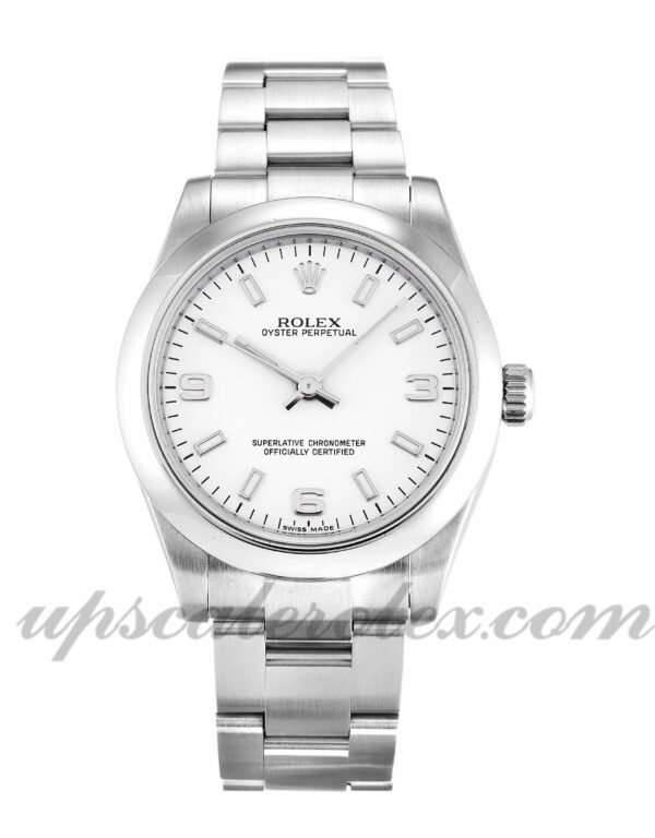 Senhoras Rolex Lady Oyster Perpetual 177200 31mm caixa movimento automático mostrador branco quarto