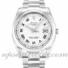 Caixa Unissex Rolex Oyster Perpetual Date 115200 34mm Movimento automático Mostrador branco