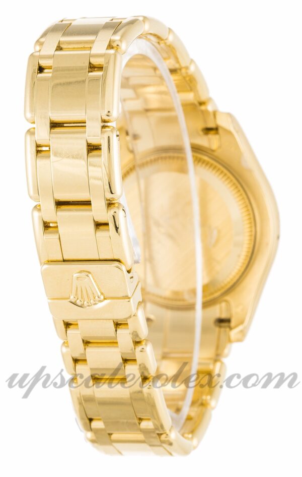 Senhoras Rolex Pearlmaster 80318 caixa 29mm Movimento automático Champagne Diamond Dial - Image 3