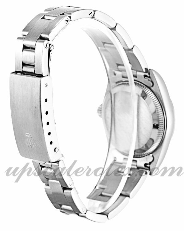 Senhora Rolex Lady Oyster Perpetual 67230 caixa 26 mm Movimento automático mostrador prateado - Image 3