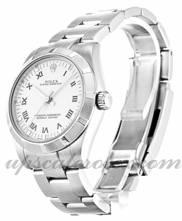 Senhoras Rolex Lady Oyster Perpetual 177210 31mm caso movimento automático mostrador branco - Image 2