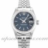 Senhoras Rolex Lady Oyster Perpetual 79240 caixa 25mm Movimento automático mostrador azul