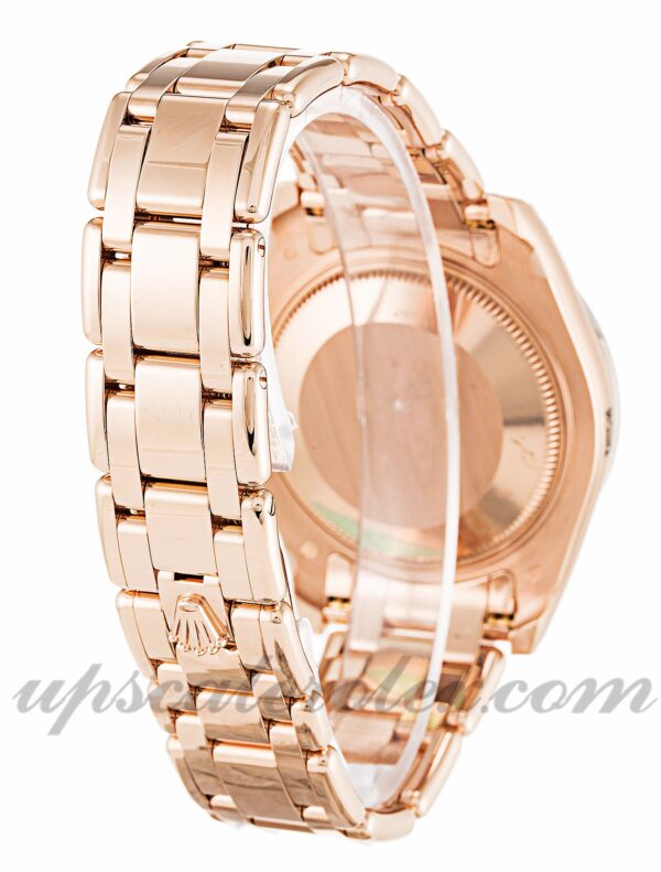 Senhoras Rolex Pearlmaster 81285 34mm Caixa Madre Pérola Movimento Automático - White Diamond Dial - Image 3