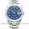 Unissex Rolex Oyster Perpetual Date Movimento Automático Blue Dial 15210 34 MM Case