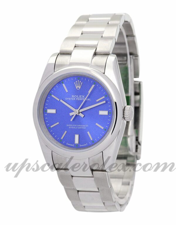 Senhoras Rolex Lady Oyster Perpetual 177200 31mm movimento automático mostrador azul - Image 2