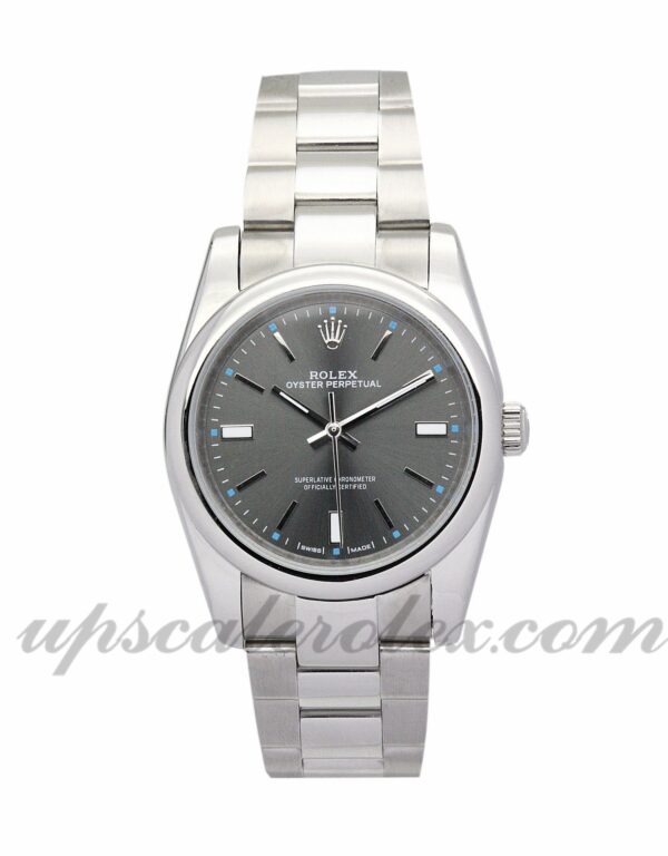 Senhoras Rolex Lady Oyster Perpetual 177200 31 mm caixa Movimento automático mostrador preto