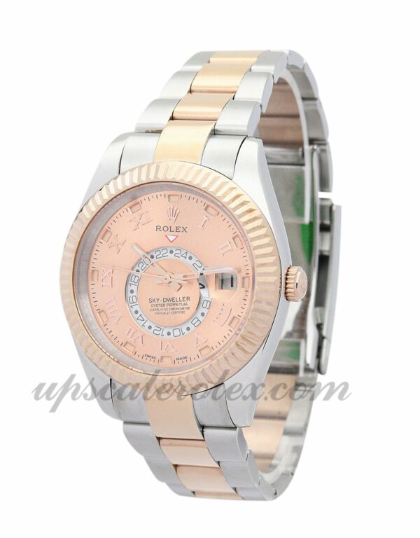Caixa Mens Rolex Sky-Dweller 326938 Champagne Dial Movimento Automático 42mm - Image 2