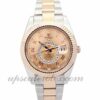 Caixa Mens Rolex Sky-Dweller 326938 Champagne Dial Movimento Automático 42mm